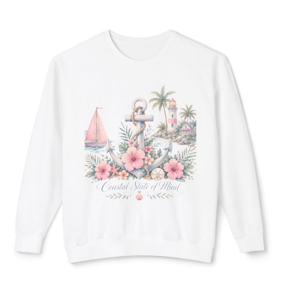 Tropical Anchor Coastal Crewneck