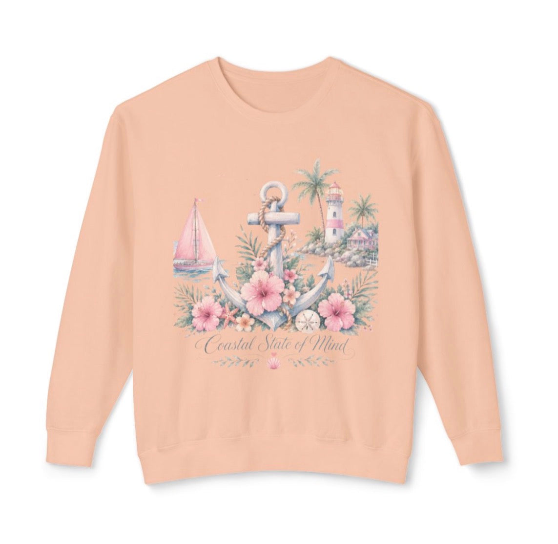 Tropical Anchor Coastal Crewneck